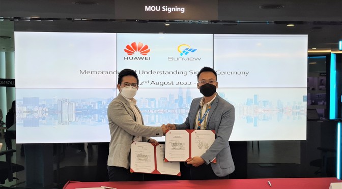 <strong>Huawei Malaysia And Sunview Enter Agreement On Deployment Of Solar Inverters </strong>